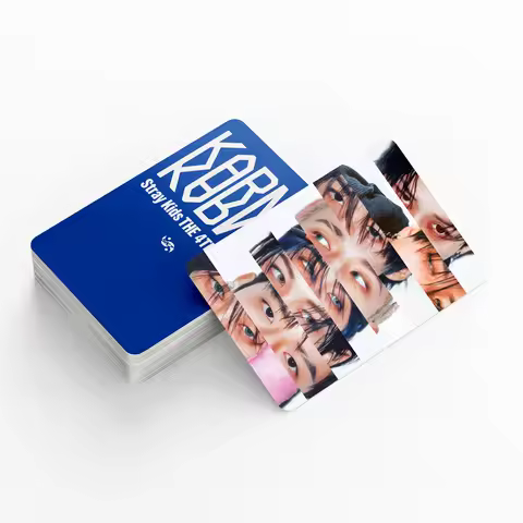 55pcs Straykids new album KARMA4th peripheral photo card skzoo album decoration commemorative lomo c