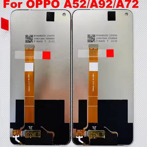 Original 6.5'' Display For Oppo A52/A72/A92 LCD Display Touch Digitizer Screen With Frame Assembly