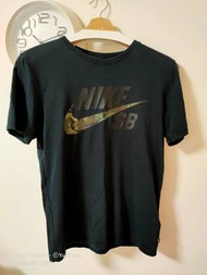 Nike 短袖 黑 迷彩 S Nike sb DRI-FIT 速乾 正版 二手