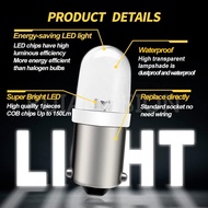 Mentol LED Ruiandsion BA9S 120V AC/DC Miniatur Bayonet 9mm BA9s Base LED Gantian Mentol untuk Lampu 