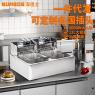 Commercial Electric Deep Fryer Oil Fryer Constant Temperature Electric Fryer Griddle Chicken Fryer S