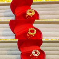 CINCIN DONUT COP 916 ADJUSTABLE ( Emas bangkok / Emas korea 24k )