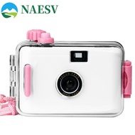 NAESV Waterproof Lomo Camera, 35mm Waterproof Children Retro Camera, Mini Retro Colorful Reusable Cu