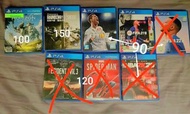 放 二手 PS4遊戲 彩虹六號 fifa 地平線 NBA