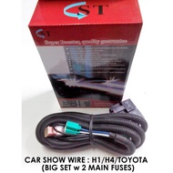 Ceramic H4/H1/H7 Headlamp Brightener Booster Wiring Wira Saga Waja Kancil Viva Toyota Kia Forte
