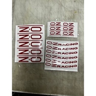 oz racing stiker rim red