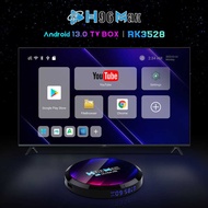 Android 13.0 TV Top Box Bluetooth 5Gwifi Foreign Trade H96 MAX RK3528 Smart TV Box 8K