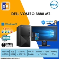 Dell Vostro 3888 i3-10105,8GB,1TB+1TB SSD,DVD,19.5",OHS21,W11H,3YR