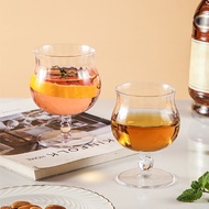 Wine Glass 300ml Multipurpose Clear Water Goblet Stemmed Drinking Glass for Dessert Party Wedding Ho