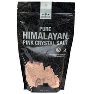 The Spice Lab Himalayan Salt - Fine 2 Lb Bag - Pink Himalayan Salt is Nutrient and Mineral Dense for Health - Gourmet Pure Crystal - Kosher &amp; Natural Certified