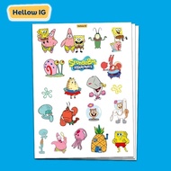 STICKER SPONGEBOB STIKER SPONGEBOB PATRICK SQUIDWARD LUCU AESTHETIC HP