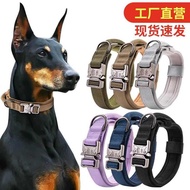 Dog Tactical Collar Large Dog Doberman German Shepherd Collar Velcro with Handle Big Dog Outdoor Lea