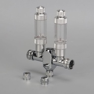 [vaklnas] CO2 Splitter Aquarium CO2 Splitter Portable Lightweight 2 Way for