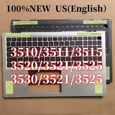 New US For Dell Inspiron 3510 3511 3515 3520 3521 3525 3530 3531 3535 aptop keyboard Palmrest Assemb