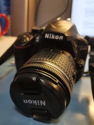 Nikon D3400 camera with 18-55mm lens