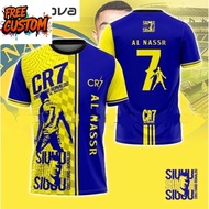 Jersey Cristiano Ronaldo Al Nassr Sublimation Jersey| Baju Cr7 Al Nassr