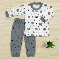 Unisex children's pajamas for girls and boys milk cotton kids pyjamas