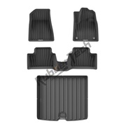 【หนาพิเศษ】พรมปูพื้นรถยนต์ VOLVO EC40 / EX40 / XC40 2024-ปัจจุบัน 3D พรมรถ TPE100% กันลื่นทนต่อการสึก