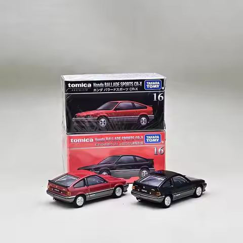 TAKARA TOMY Tomica Diecast Alloy Car Honda CR-X Coupe Black Box TP16 936435 Premium Edition