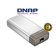 QNAP QNA-UC10G1SF USB 4 Type-C to 10GbE SFP+ Network Adapter, Compatible with USB 4 and Thunderbolt 