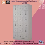lion 18 compartments steel locker L5518B rak besi steel cabinets kabinet berkunci kabinet lockers kabinet besi