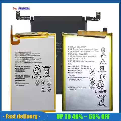 Battery for Huawei P6 P7 P8 P9 P10 P20 P30 (Pro Plus mini Max Lite 2017) HB366481ECW HB396285ECW HB3