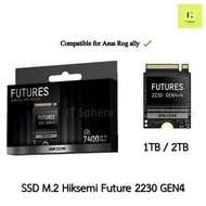 [ใส่ Rog ally ได้]  Hiksemi Future 1TB 2TB ขนาด 2230 GEN4 NVMe SSD M.2 ใส่rogally rogally asus ความย