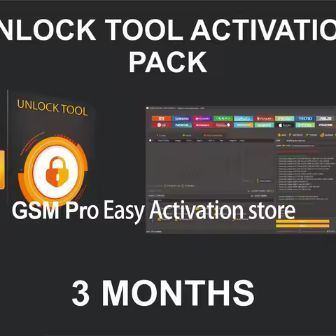 Unlock Tool online activation Unlocktool Repairing Tools 90,180,360 Day for HW XIAOMI Android Circui