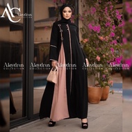 ABAYA GAMIS KOMBINASI BROKAT ABAYA 707