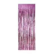 Metallic Tinsel Foil Fringe Curtains Photo Backdrop Glitter Streamers Foil Fringe Backdrop Curtain f