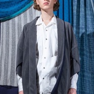 藍/綠色雙面穿和服外套