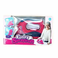 Children's Toys Funny Spray Iron Handsoap Scrub Iron Smoke Lamp