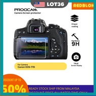 🔥READY STOCK🔥PROOCAM SPC-77D GLASS SCREEN PROTECTOR FOR CANON 77D
