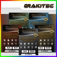 Glossy Photo Paper A4 - GRAKITEC Premium Photo Glossy Paper A4 260,230,200,180 GSM New