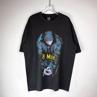 vintage 8mile poster print vintage distressed short sleeve T-shirt