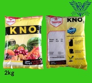 Pupuk KNO3 Putih 2Kg Cap Tawon Kandungan : Nitrogen (N) 13% Kalium (KO) 46% KNO 3 prill dgw