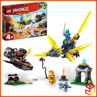 (Ready Stock) 71798 LEGO NINJAGO Nya and Arin's Baby Dragon Battle Building Toy
