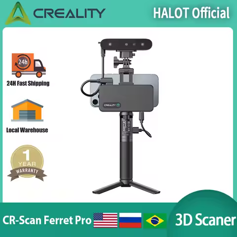 Creality CR-Scan Ferret Pro 3D Scanner Handheld Anti-shake Tracking WiFi6 24-bit full-color Wireless