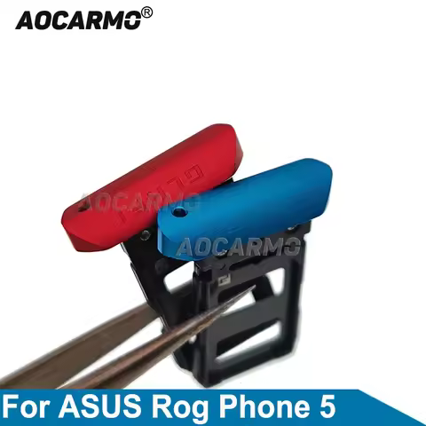 Aocarmo For ASUS ROG Phone 6 7 5 5s Rog3 Rog7 ROG5 I005DA ZS673KS Rog5s ZS676KS SIM Tray Sim Card Sl