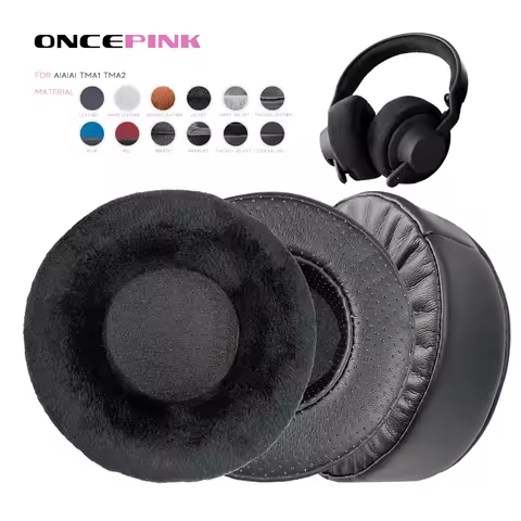 Oncepink Replacement Ear Pads for AIAIAI TMA1 TMA2 Headphone Thicken Cushion Earmuffs Headbeam Headb