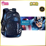 Boboiboy Character School Backpacks For Children, Children, PAUD, Elementary School, Kindergarten, PAUD, Imported Boys, Character, Backpack, Carrying SPIDERMAN, CAPTAIN AMERICA, Boys