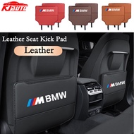 BMW Car Leather Seat Back Kick Pad Anti Scratch Mat For G20 G30 G01 G02 G05 F48 F25 F15 F20 F30 F10 F45 E60 E90 E84 E85 E83 E46 E39 1 2 3 4 5 6 7 Series X1 X3 X5 Accessories.