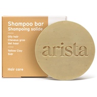 Arista Shampoo for Oily Hair | Travel Shampoo Bar | Yellow Clay, Sidr Fruit Powder & Jojoba Shampoo 