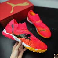 [Genuine] Puma Future 7 Pro Cage TT soccer shoes - Pink / Orange - 107710 04
