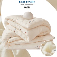 Hypoallergenic Cotton Duvet Soybean filling single queen size comforter solid color