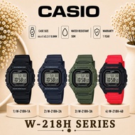 CASIO W-218H W-218H-1A W-218H-2A W-218H-4B W-218H-3A W-218H-4B2 WATCH MAN WATCH General Black Resin 