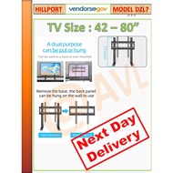 Heavy Duty TV Mount Stand Base Height adjustable, Model : DZL7, Hillport 40"-85", NEXT DAY DELIVERY