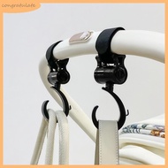 CONG 360 Degree Rotating Strollers Accessory Hanger Clip Hook Designing Easy Install