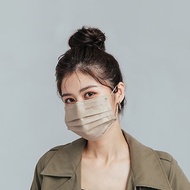 【ONEDER旺達】美麗佳人平面醫療口罩(30入)-大地灰 Marie Claire