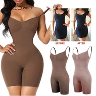 FallSweet Women Seamless Bodysuit Butt Lifter Shapewear Waist Trainer Body Shaper Strappy-Back Chest